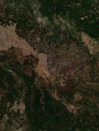 After — Stravaj (Sentinel-2, 2026-09-07)
