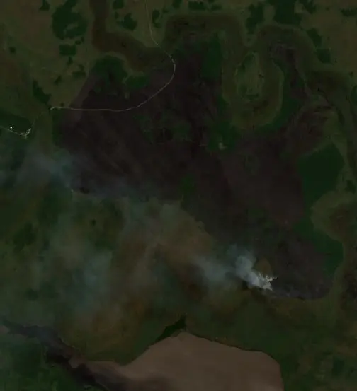 After — Municipio de Laguna Blanca (Sentinel-2, 2026-10-19)
