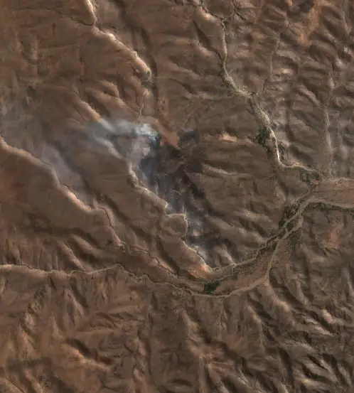 After — Municipio de Colalao del Valle (Sentinel-2, 2026-10-21)