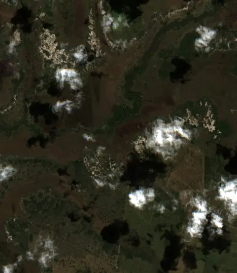 Antes — Municipio de Sauce (Sentinel-2, 2026-09-14)