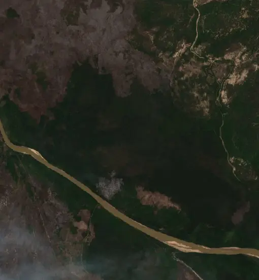 After — Comisión de Fomento de Pozo de Maza (Sentinel-2, 2026-09-15)