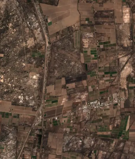Después — Distrito Tres de Mayo (Sentinel-2, 2026-09-21)