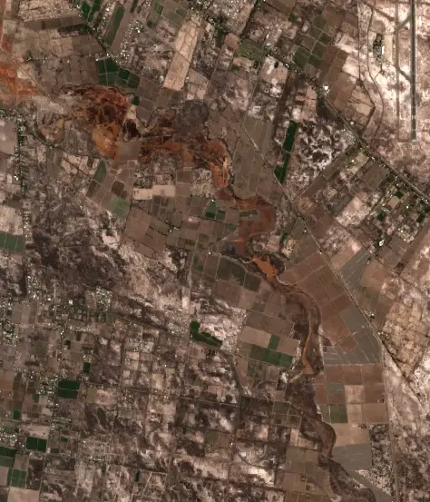 After — Rawson (Sentinel-2, 2026-09-21)