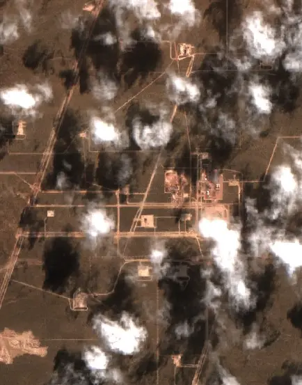 After — Municipio de Senillosa (Sentinel-2, 2026-09-06)