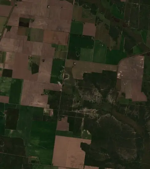 After — Municipio de Lanteri (Sentinel-2, 2026-09-07)