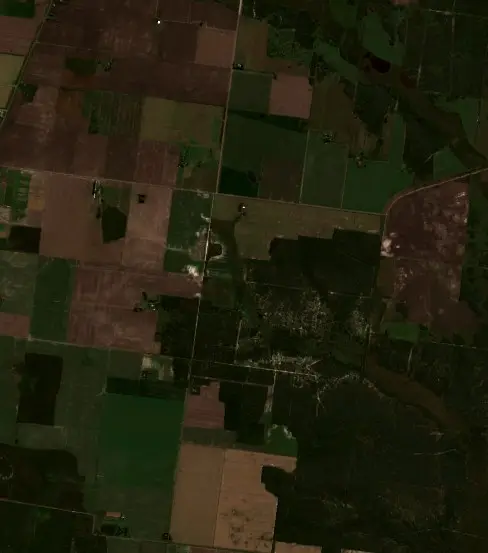 Before — Municipio de Lanteri (Sentinel-2, 2026-08-08)