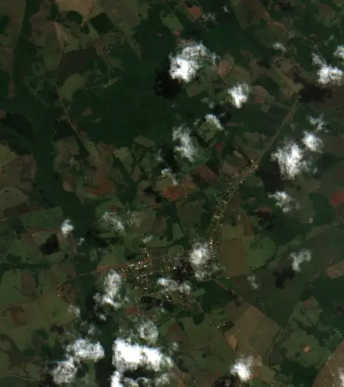 After — Municipio de Itacaruaré (Sentinel-2, 2026-10-01)