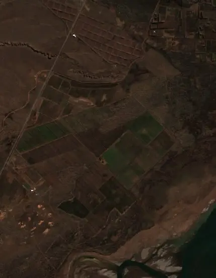 Antes — Municipio de Picún Leufú (Sentinel-2, 2026-08-06)