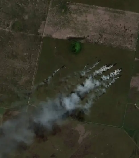 After — Municipio de Fortín Olmos (Sentinel-2, 2026-10-02)