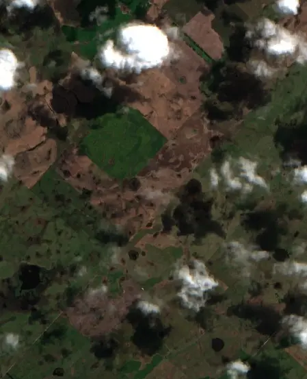 After — Partido de Tapalqué (Sentinel-2, 2026-09-22)