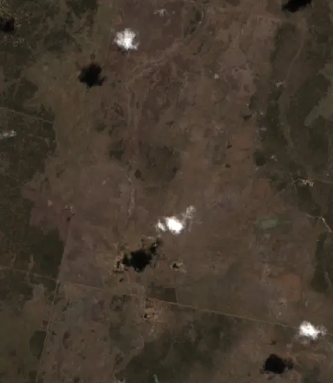 Después — Pedanía Mercedes (Sentinel-2, 2026-10-05)