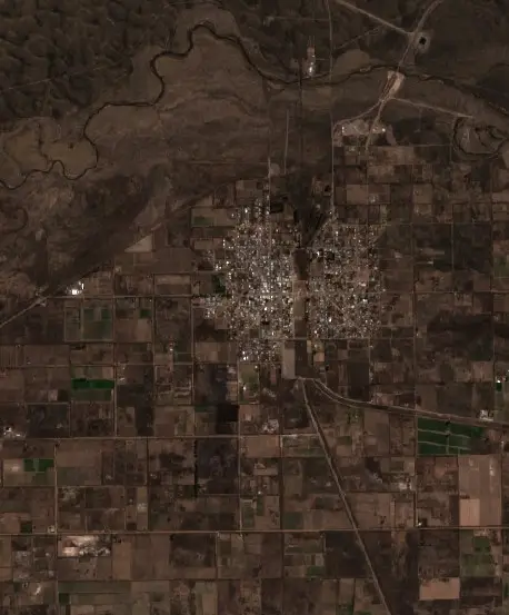 Before — Distrito Monte Comán (Sentinel-2, 2026-09-01)