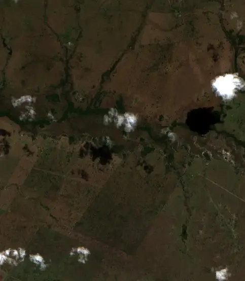 Después — Municipio de Cazadores Correntinos (Sentinel-2, 2026-09-14)