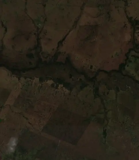 Antes — Municipio de Cazadores Correntinos (Sentinel-2, 2026-07-31)