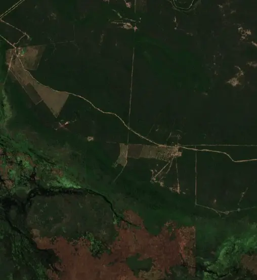Antes — Comisión de Fomento de Fortín Cabo Primero Lugones (Sentinel-2, 2026-09-15)