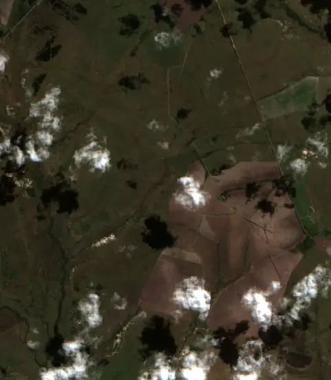 Después — Municipio de Cazadores Correntinos (Sentinel-2, 2026-09-14)