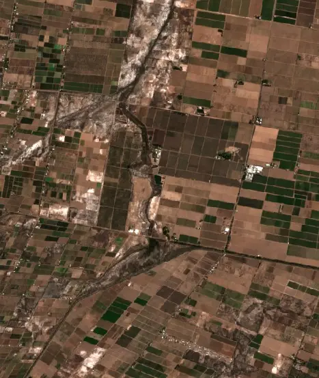 Después — Distrito Fray Luis Beltrán (Sentinel-2, 2026-10-06)