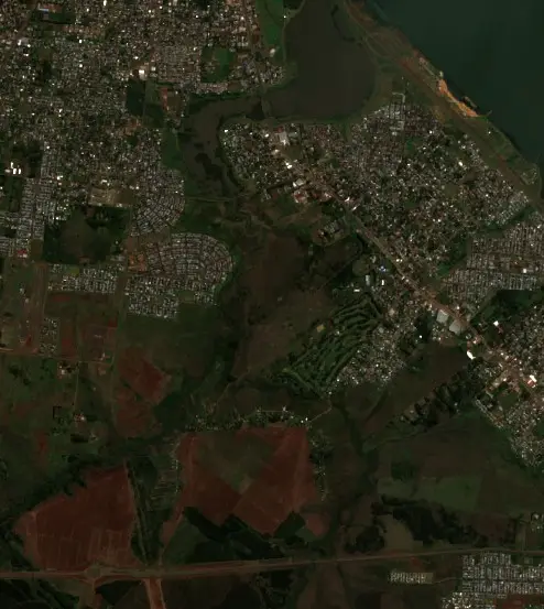 Antes — Municipio de Posadas (Sentinel-2, 2026-08-25)