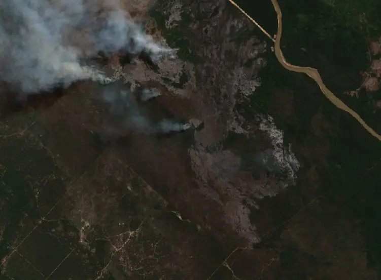 After — Comisión de Fomento de Pozo de Maza (Sentinel-2, 2026-09-15)