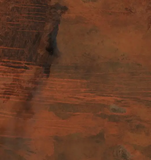 After — Halls Creek (Sentinel-2, 2026-09-28)