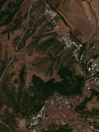 Before — Дупница (Sentinel-2, 2026-09-14)