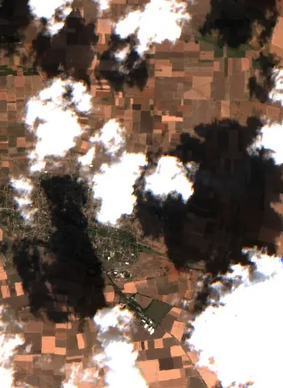 After — Тръстеник (Sentinel-2, 2026-09-24)