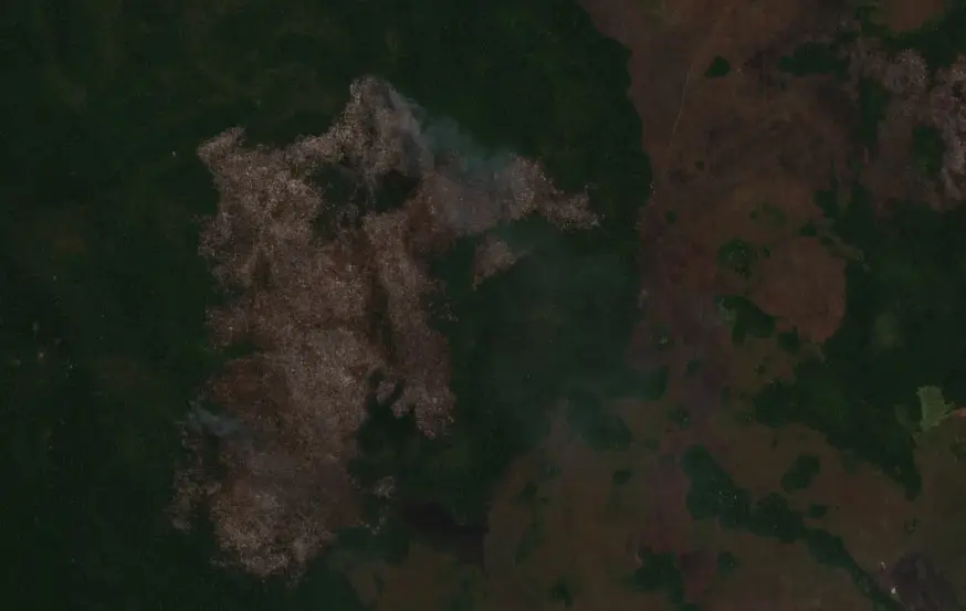 Después — Riberalta (Sentinel-2, 2026-09-09)