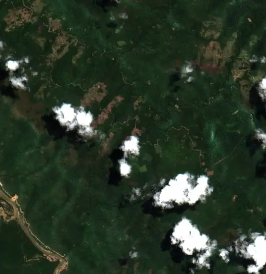 Después — Municipio Teoponte (Sentinel-2, 2026-10-04)