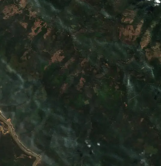 Antes — Municipio Teoponte (Sentinel-2, 2026-09-04)