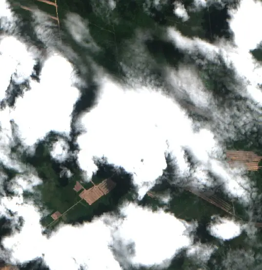 After — Municipio Ascención de Guarayos (Sentinel-2, 2026-10-18)