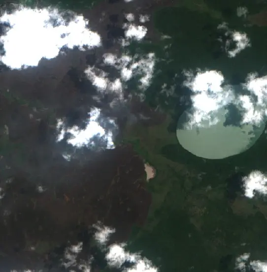 Después — Municipio Magdalena (Sentinel-2, 2026-10-18)
