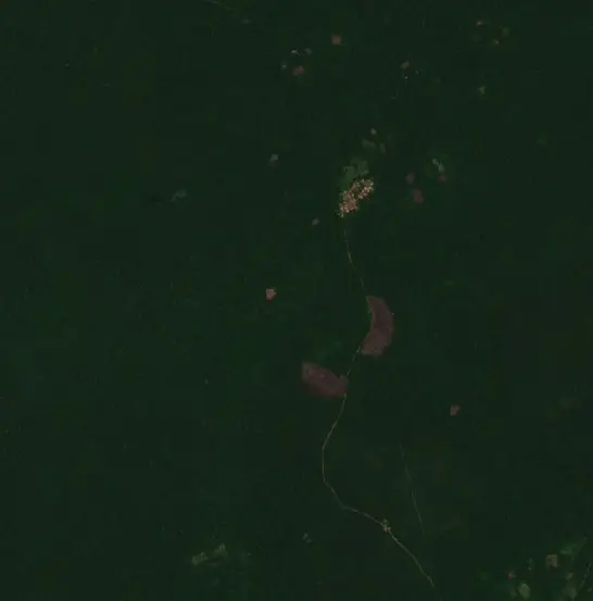 After — Municipio San Lorenzo (Sentinel-2, 2026-10-14)