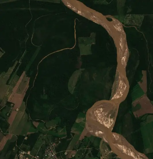 Antes — Municipio San Juan (Sentinel-2, 2026-08-12)