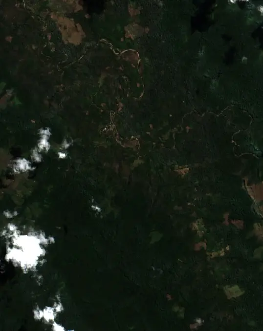 Antes — Municipio Apolo (Sentinel-2, 2026-08-28)