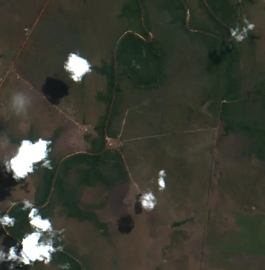 After — Municipio San Ramón (Sentinel-2, 2026-09-11)