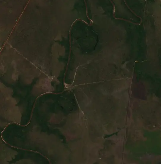 Before — Municipio San Ramón (Sentinel-2, 2026-08-27)