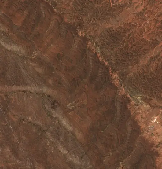 Después — Municipio Santiago de Huayllamarca (Sentinel-2, 2026-10-14)