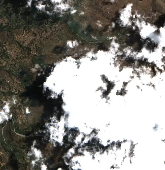 Antes — Municipio Sorata (Sentinel-2, 2026-09-27)