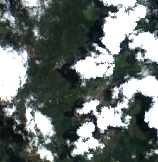 After — Municipio Apolo (Sentinel-2, 2026-10-07)