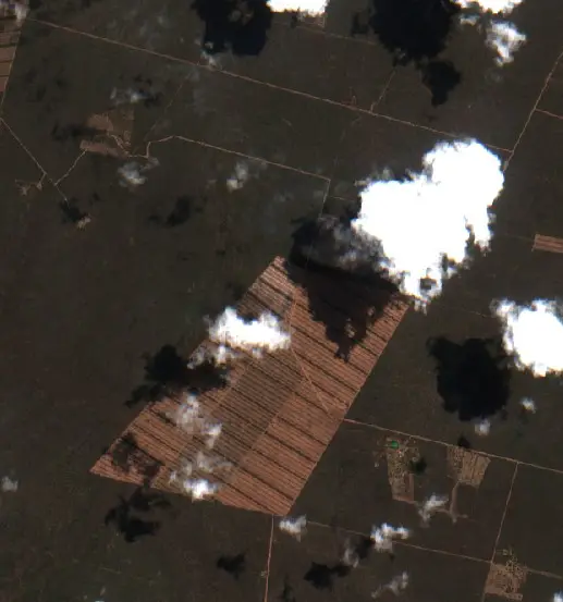 After — Municipio Yacuíba (Sentinel-2, 2026-10-08)