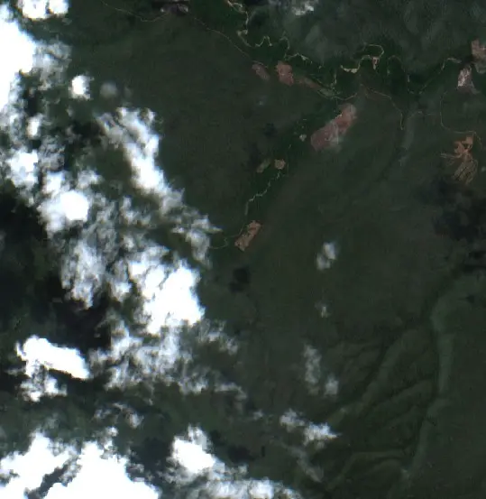 After — Municipio Apolo (Sentinel-2, 2026-10-07)