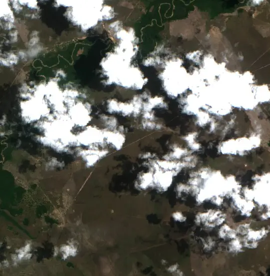 Después — Santa Ana del Yacuma (Sentinel-2, 2026-10-19)