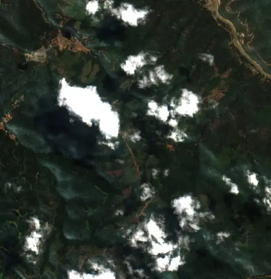 Antes — Municipio Guanay (Sentinel-2, 2026-08-08)