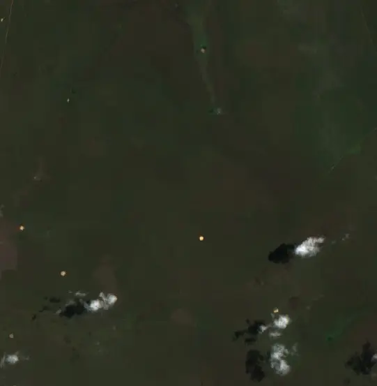 Después — Santa Ana del Yacuma (Sentinel-2, 2026-10-14)