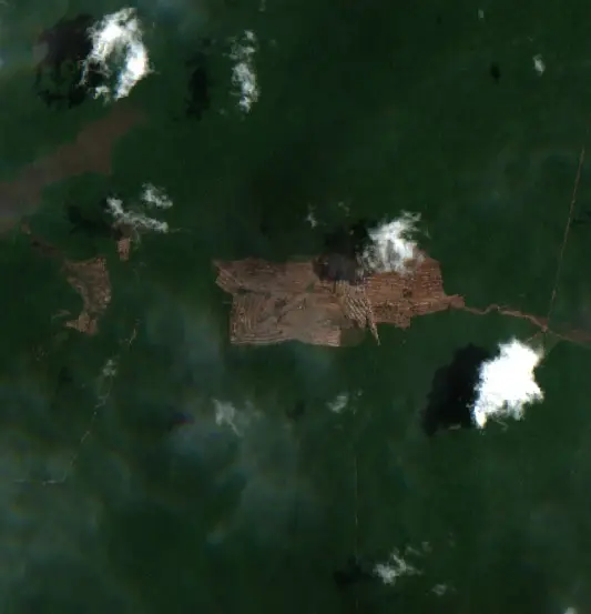 Después — Municipio San Miguel de Velasco (Sentinel-2, 2026-10-23)