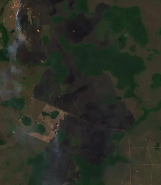 After — Municipio San Joaquin (Sentinel-2, 2026-10-06)