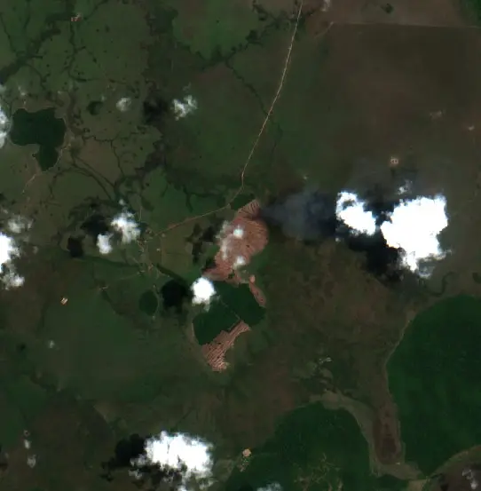 After — Municipio Magdalena (Sentinel-2, 2026-10-21)