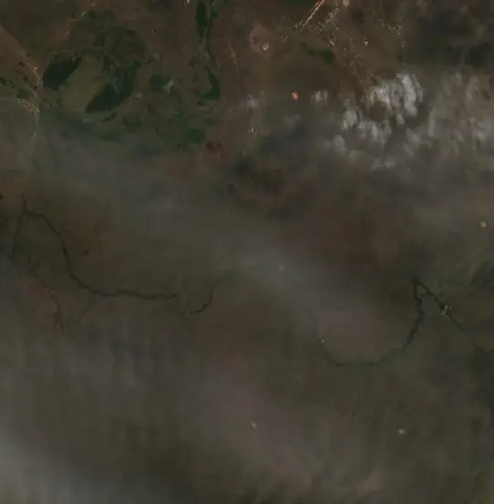 Después — Municipio Exaltación (Sentinel-2, 2026-09-14)