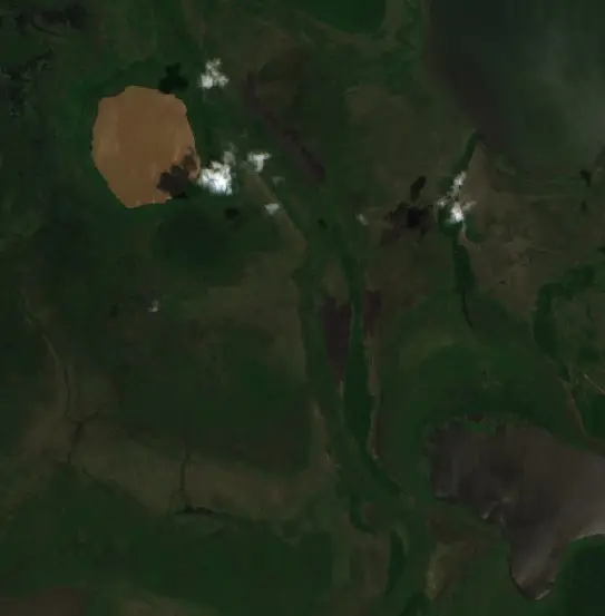After — Municipio Exaltación (Sentinel-2, 2026-10-19)