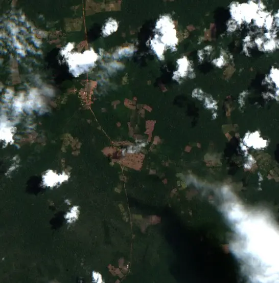 Después — Riberalta (Sentinel-2, 2026-10-04)